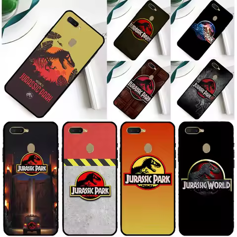 Dinosaur World Jurassic Park Case For OPPO Find X3 X5 Pro A54 A74 A94 A52 A72 A15 A83 A93 A53S A5 A9
