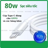 Trailer fast charging cable, 80w fast charging cable and data transfer for OPPO Realme phones