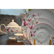 Siti series🔥SET PINGGAN BARU VANTAGE DOVE GREY MAGNOLIA PROMO VANTAGE OKTNOV2022 - dinner set - tea 