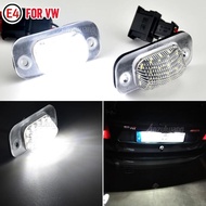 2Pcs Car LED License Number Plate Light Lamps For Seat Ibiza  Cordoba Vario 6K VW Golf 3 Hatchback C