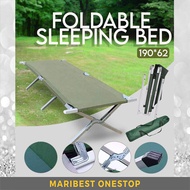 Green Foldable Camping Bed Folding Sleeping Camping Bed Oxford Canvas Army Green Camping Camp/Katil lipat