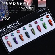 Vendeeni (G23) เซ็ทสีลูกแก้วแคทอาย 8สี แถมชาร์ต