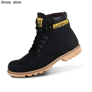 Amaa store Caterpillar Holton Safety Shoes Iron Tip Outdoor Bikers