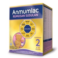 ANMUM ANMUMLAC Rumusan Bayi  Langkah 2 (6 -18 Months) 650gm Susu Formula EXP 09/2024
