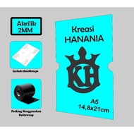 Acrylic brochure Frame wall mount A5 acrylic sign poster