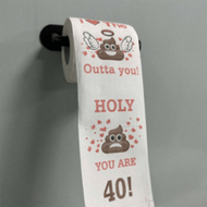 1pc, 30th Birthday Gifts For Men And Women Happy Prank Toilet Paper - 30th Birthday Decorations For 