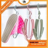POWERBELI Shoes Drying Rack Shoes Drying Hanger Multi-Purpose Hanger 360 Degrees Rotating