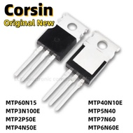 5PCS MTP60N15 MTP3N100E MTP2P50E MTP4N50E MTP40N10E MTP5N40 MTP7N60 MTP6N60E TO-220 MOS FET/Field Ef