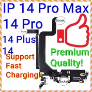 (5 Color) (Support Fast Charge) NEW ORI Charging Port Board MIC Flex Ribbon lPH0NE 14 ProMax 14 Pro 