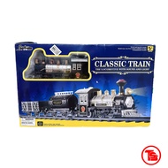 Kids Toy Electric Classic Locomotive Train With Sound And Light Rail Track Play Set