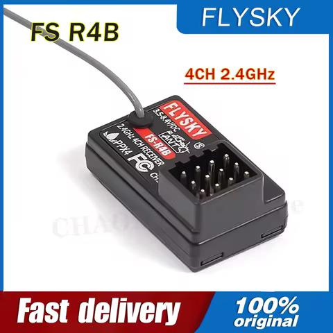 FLYSKY FS R4B Four Channel Receiver G7P G11P MG7 ST8 Remote Control ANT Protocol