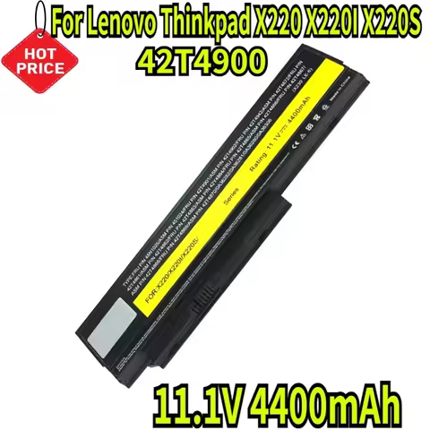 11.1V 4400mAh For Lenovo Thinkpad X220 X220I X220S X230 X230i 42T4899 42T4900 42T4942 42T4872 42T486