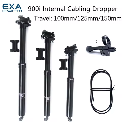KS Exa Form 900i Dropper MTB Seatpost Hydraulic Adjustable Height Mountain Bike Cable Remote Hand Co