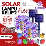 Lampu Raya Solar LED Kelip Kelip Fairy Light String 32M 300LED 22M 200LED 12M 100LED 7M 50LED Solar 