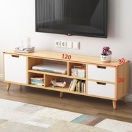 360 official F17B ชั้นวางทีวี มินิมอล 120CM.พร้อมลิ้นชัก เฟอร์นิเจอร์ ไม้เนื้อแข็ง สไตล์ยูโร
