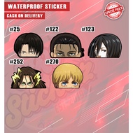 Attack On Titan PEEKER Waterproof Sticker