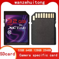 SD storage card, 32GB, 64GB, 128GB, 256GB, SDXC, 100% genuine storage card, used for cameras/computers
