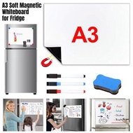 **包郵** YY3123 A3磁性白板 磁吸白板 冰箱貼 可擦留言板 備忘錄 [平行進口]