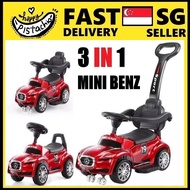 Kids ride on car 3 in 1 ride-ons children Mercedes benz