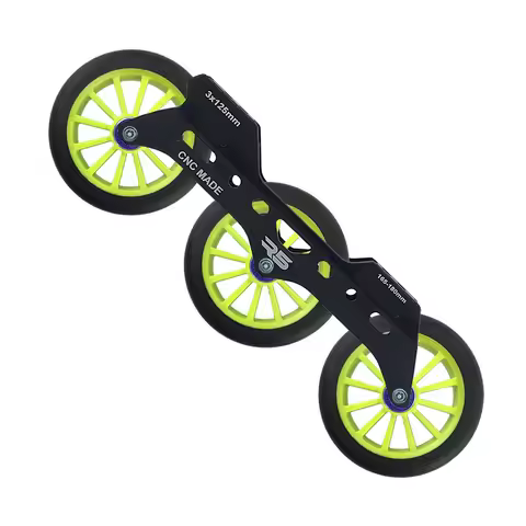 Inline Skate Frame With Wheels R5 Flat 3x125mm Speed Skates Frames 150 to 180mm Chassis Racing Slalo