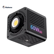C60 RGB 60W RGB COB Video Light RGB Bi-Color Fill Light 2500-6500K COB Light for Indoor/Outdoor Shot