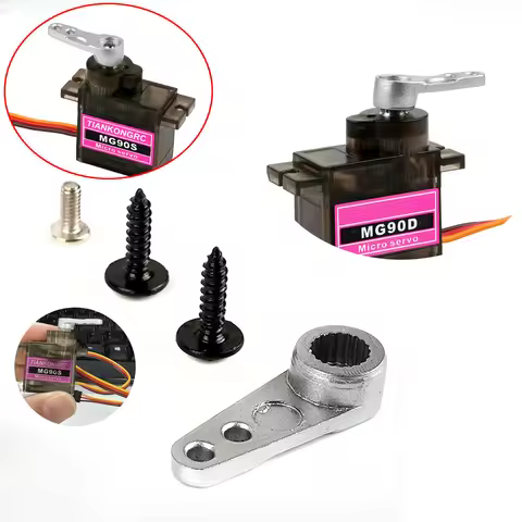 1/2/5/10PCS All-metal Servo-arm 9g 20T Servo Arm Horn Universal Compatible with MG90S MG90D 9g Mini 