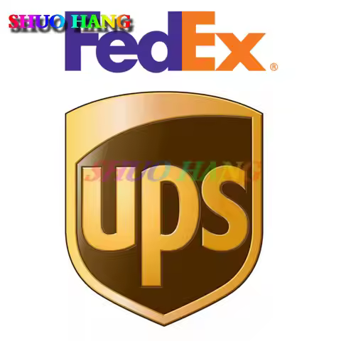 FedEx Color Die Cut Vinyl Sticker Waterproof, UPS United Parcel Postal Service Decal Car Accessories