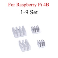 6 - 9 Set Aluminum Heat Sink Cooling Sink Cooler HeatSink 4Pcs Kit Radiator For Raspberry Pi 4 Model