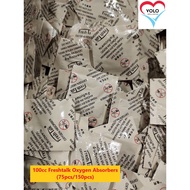 Freshtalk 100cc Oxygen Absorber (penyerap kelembapan) (75pcs/150pcs)