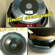 woofer Speaker Audio Seven 18 pd1850 ORYGINAL