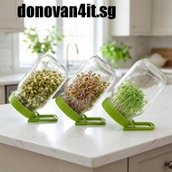 DONOVAN4IT Mason Sprouting Lid, Plastic With Bracket Germination Jar Lid, Strainer Lid Efficient Nur