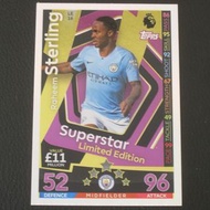 18/19 Match Attax Extra Superstar Limited Edition - Raheem STERLING #Manchester City #曼城