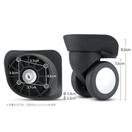 Quiet Universal Wheels Suitcase Luggage Bag Wheel Accessories for Crown Roger LOJEL Travel Suitcase 