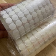 Velcro dot sticker TRANSPARENT / BLACK for scrapbook Pecs book 15mm 20mm velcro dot