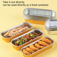30Pcs/Set Aluminum Foil Tin Box Cooking Tool Disposable Takeout Packing Foil Box Food Tray Container Kitchen Supplies Baking Trays  Pans