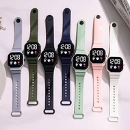 LED Electronic Watch Unisex Fashion Waterproof Digital Display Silicone Strap Electronic Wristwatch