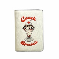 【COACH】霜淇淋卡夾證件包-米白