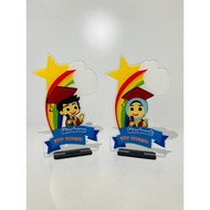 F3H Piala Wisuda TK Piala Wisuda Anak anak Custom Plakat Wisuda Anak