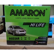 Amaron Hi Life 95D26R ( 2SM Reverse ) Maintenance Free Car Battery 21 months warranty