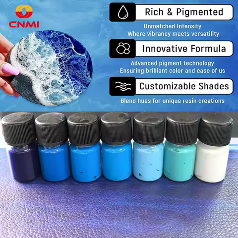 10g 7Colors Resin Ocean Painting High Concentration Resin Paste Pigment Resin Colorant Dye For Arts 