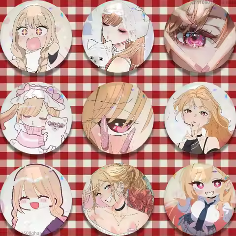 K-Kitagawa Marin 25mm 75mm 44mm 58mm 32m Brooches Badges Pins for Accessories