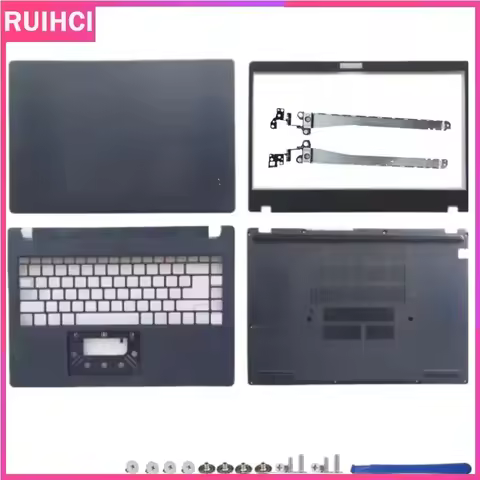 New For ACER TravelMate P214 N19Q7 Laptop LCD back cover Front bezel almrest upper cover Bottom case