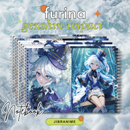 NOTEBOOK GENSHIN IMPACT FURINA / NOTE BOOK GENSHIN IMPACT FURINA / BUKU CATATAN GENSHIN IMPACT FURIN