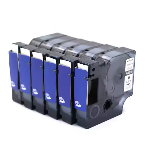 Labels 6PCS 45013 45010 45018 45016 45019 45022 Compatible Dymo D1 Label Cartridge for Dymo LabelMan