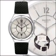 SWATCH ANOTHER MOON STEP Original Jam Tangan Analog Pria YWS406 Rubber Silicone Casual SWISS MADE