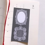 Note Papers / Deco Papers 30pcs Lace Frames v3 by Monalaya Stationery Shop