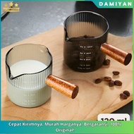 [DMY] 120ml Coffee Measuring Cup – Espresso Shot Measuring Cup Wooden – Aesthetic Barista Accessorie