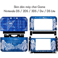 Skin stickers for Nintendo 2DS, 2DS XL LL, 3Ds, DSi, 3DS XL LL, DS Lite, New 3DS, DSi Persona Q Shad