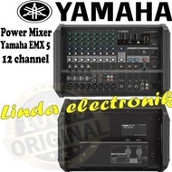 Siap Kirim Power Mixer Yamaha Emx 5 Yamaha Emx5 12 Channel Garansi
