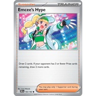 Emcee's Hype UNCOMMON - 163/182 [Pokémon] Scarlet & Violet: Destined Rivals